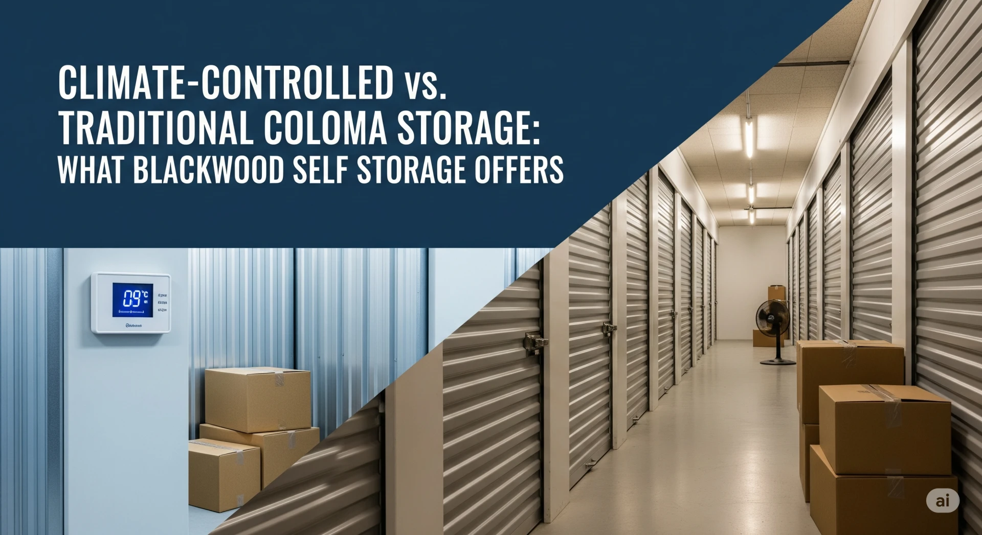 Climate-Controlled vs. Traditional Coloma Storage: What Blackwood Self Storage Offers