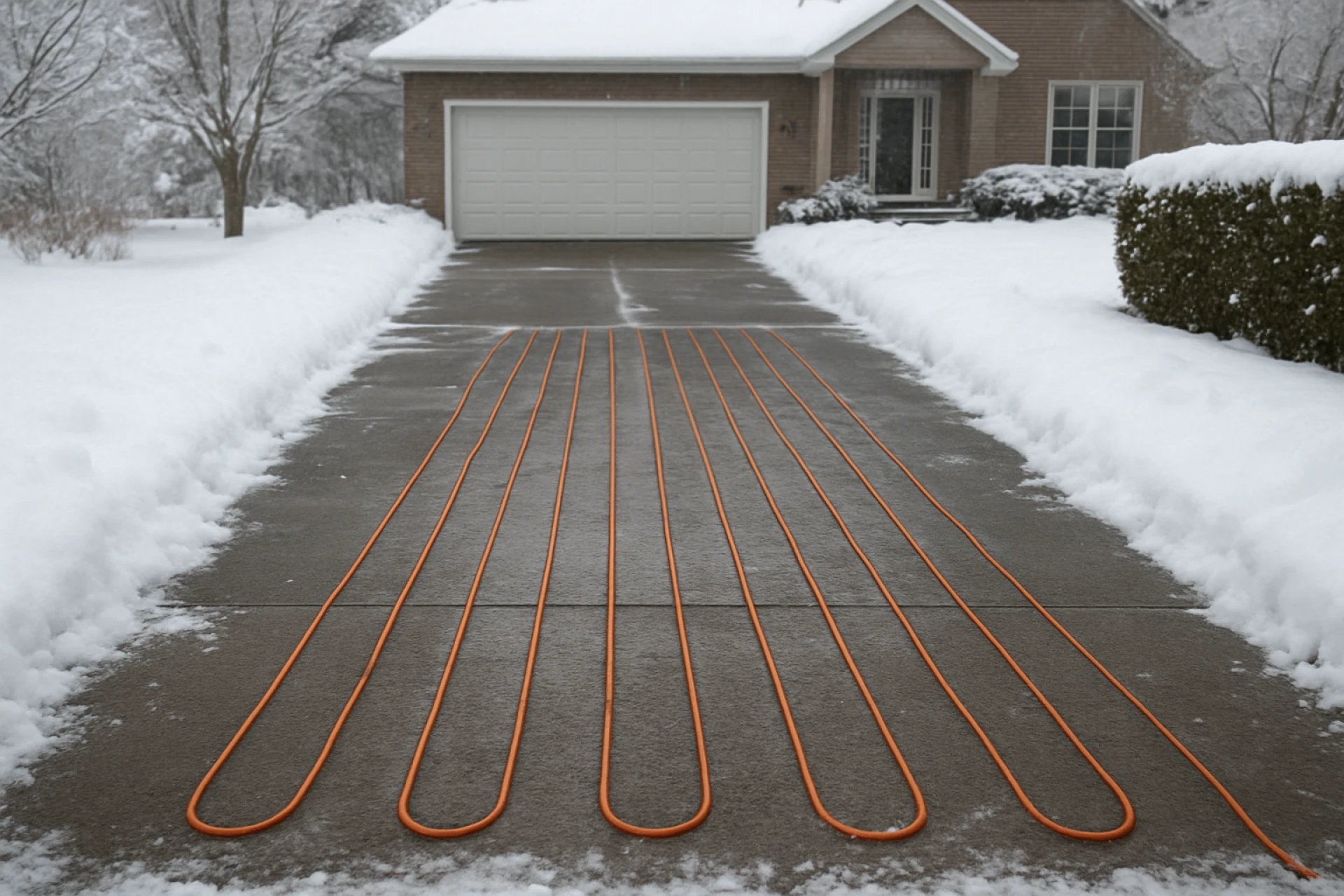 How a Driveway Snow Melt System Protects Your Property from Freeze Damage