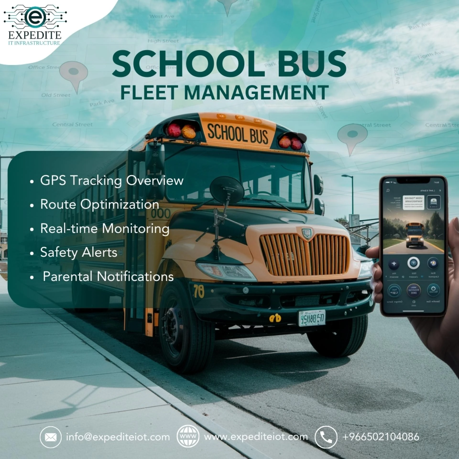 Building a Smarter System: School Bus Management in Saudi Arabia