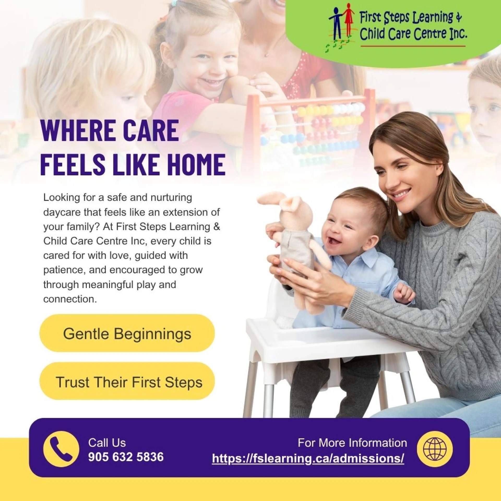 Trusted Childcare Center Contact in Burlington