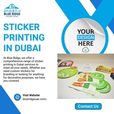 Best Company for the Sticker & Brochure Printing Service in Dubai 