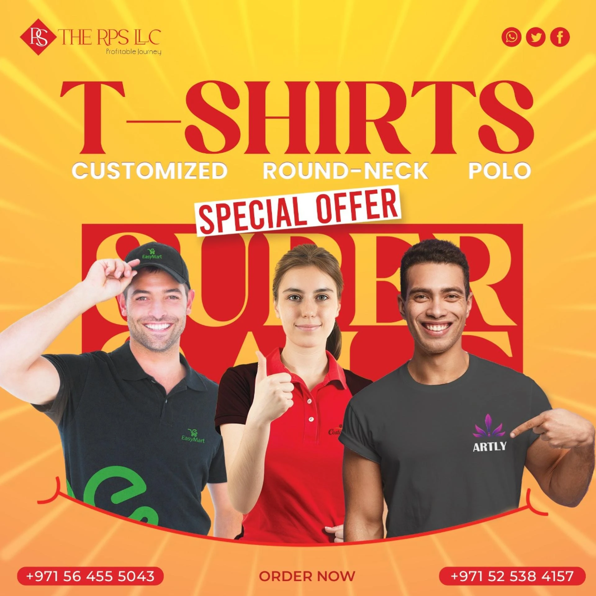 Business & Event T-Shirt Printing in Dubai – Made in UAE