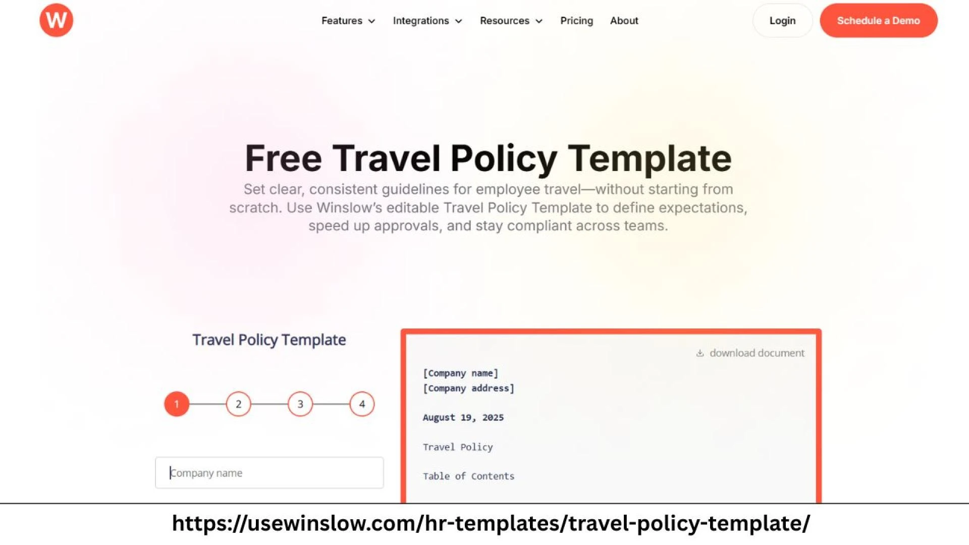 Travel Policy Template to Simplify Company Business Travel