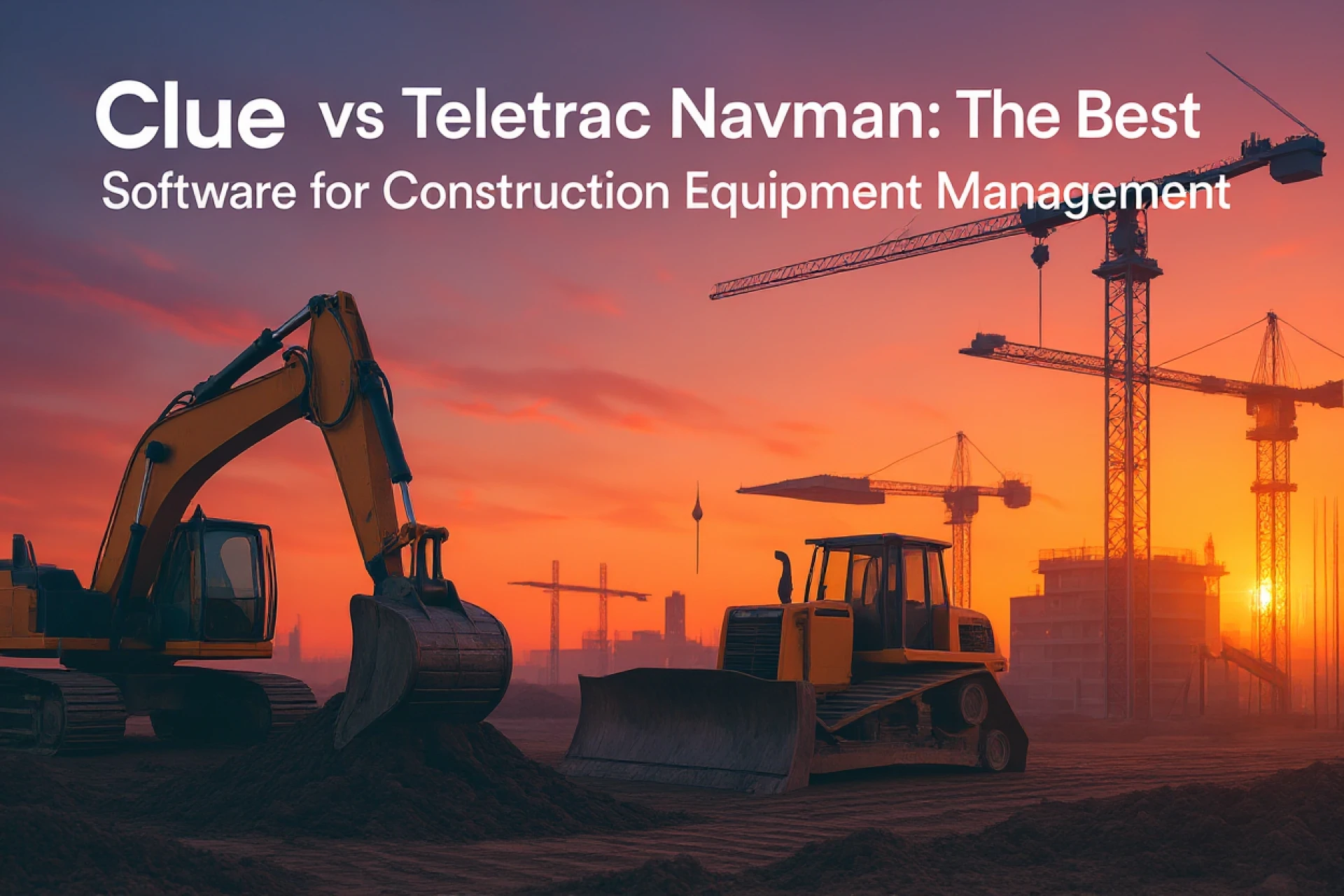 Clue vs Teletrac Navman: Which one is best for Construction equipment management?