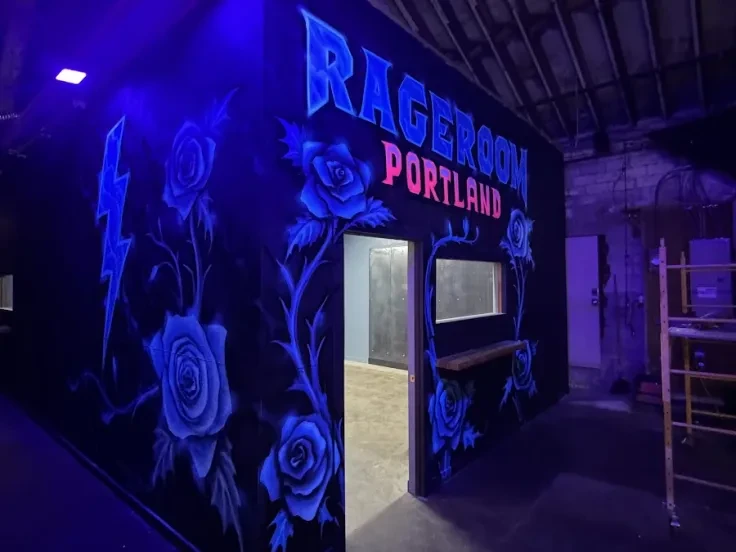 Rage Room Portland Oregon Smash Laugh and Let Stress Go