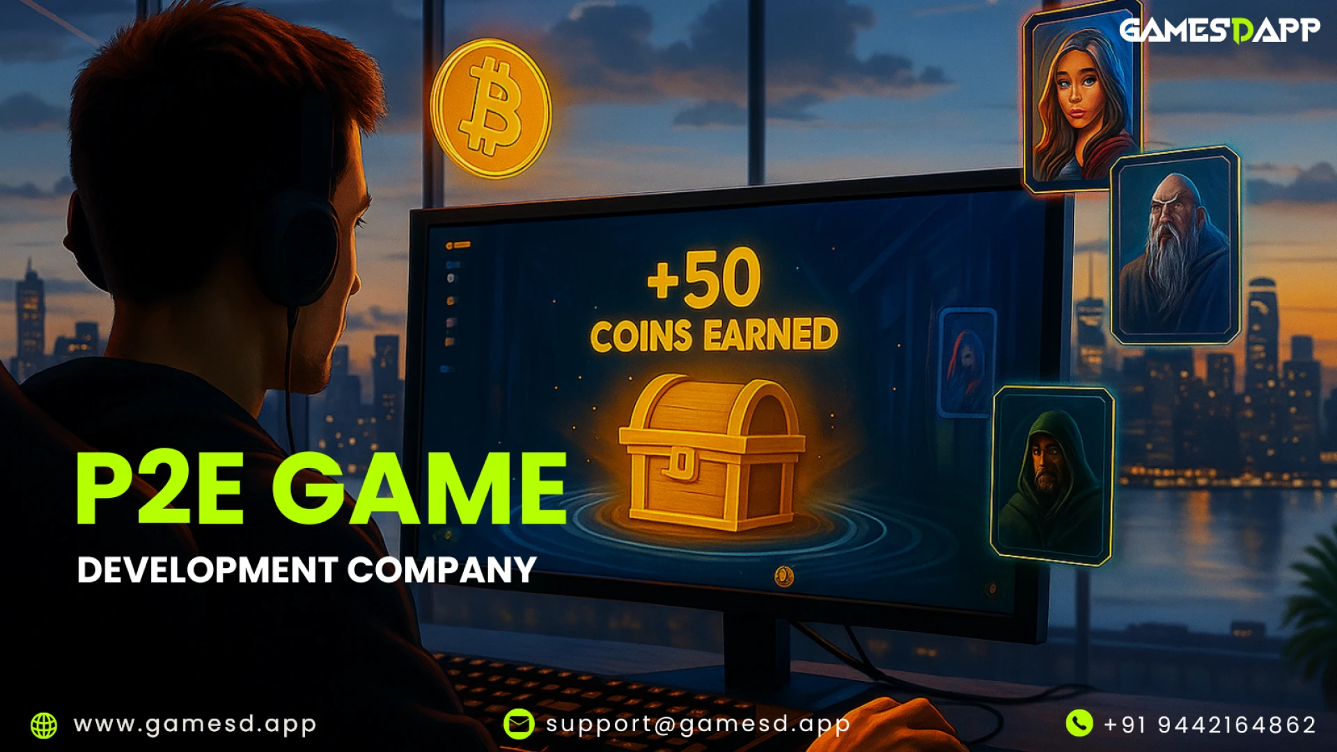 GamesDapp - Creating Immersive Play To Earn Games for Web3 Gamers