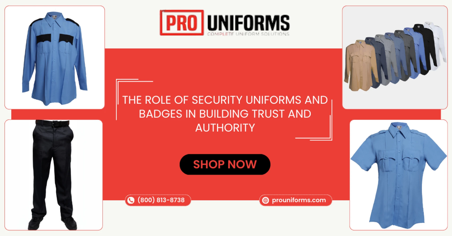 The Role of Security Uniforms and Badges in Building Trust and Authority
