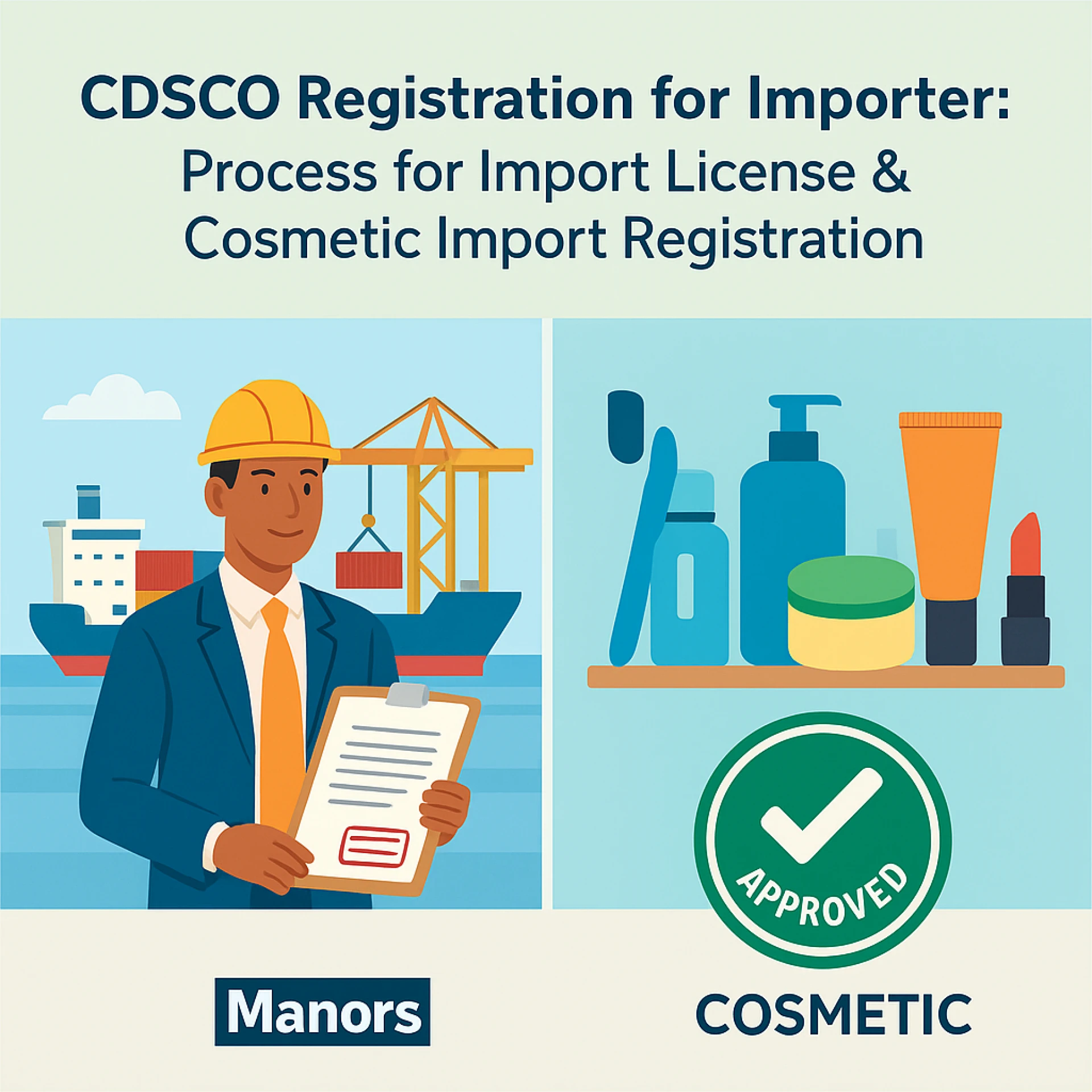 CDSCO Registration for Importer: Process for Import License & Cosmetic Import Registration