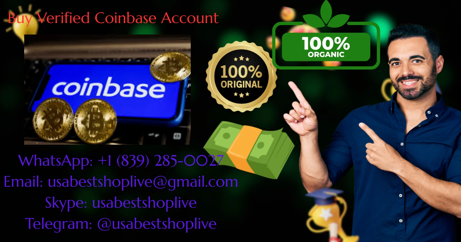 Aged (OLD) Website to Buy Verified Coinbase Accounts (personal ...