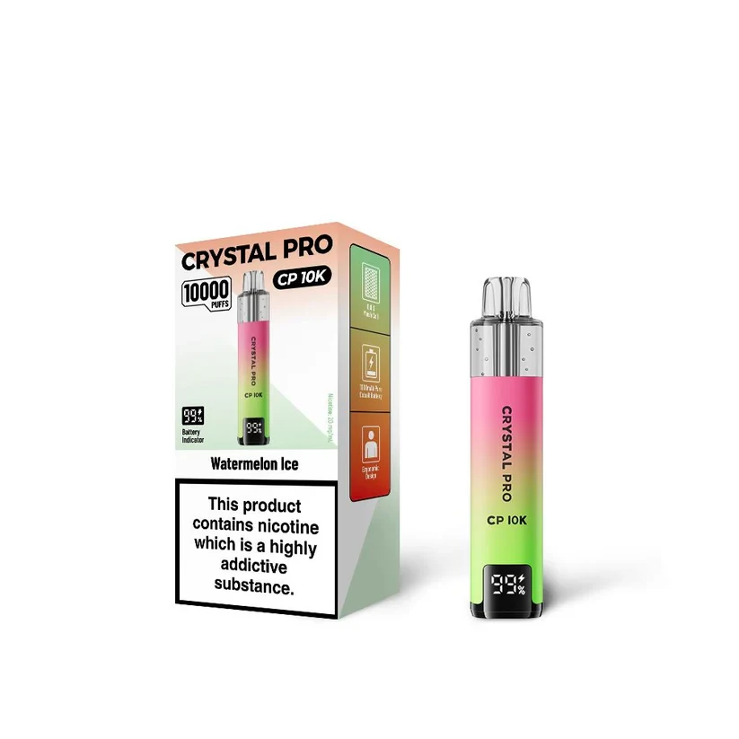 Crystal Pro 10000 Box of 5 – A Game-Changer in Disposable Vaping