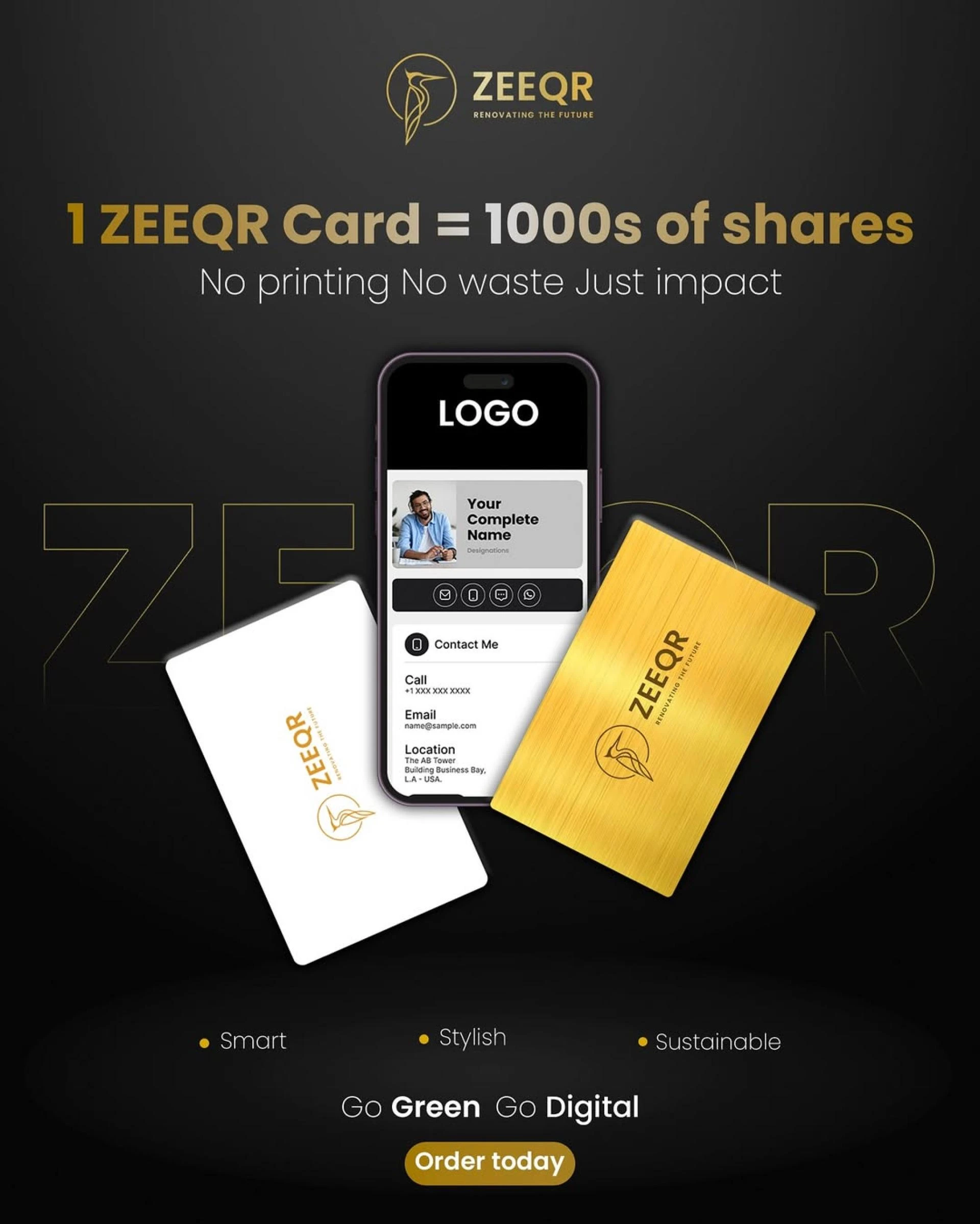 ZEEQR - NFC Business Card