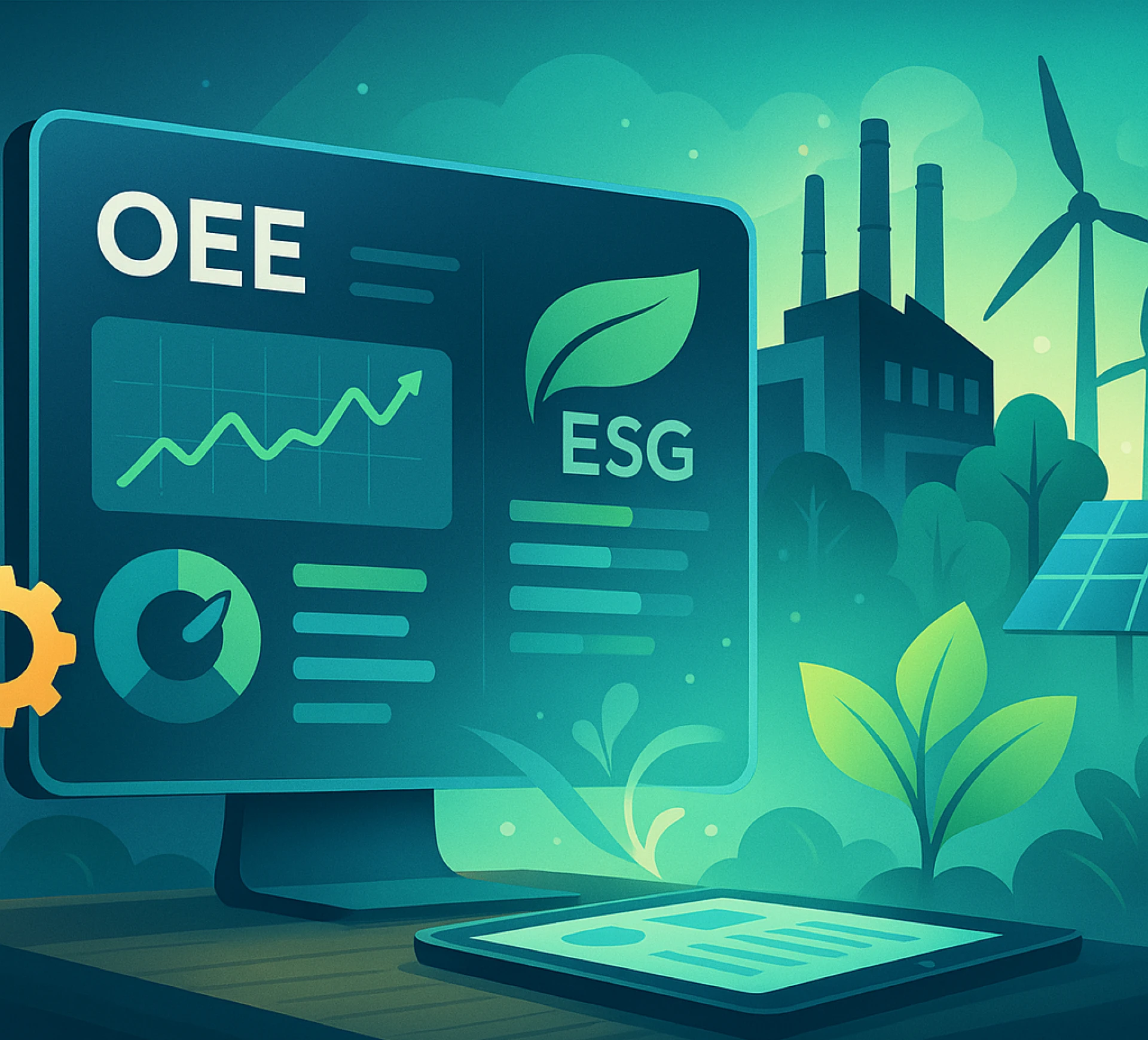 OEE and ESG: How Monitoring Software Drives Sustainability and Energy Efficiency