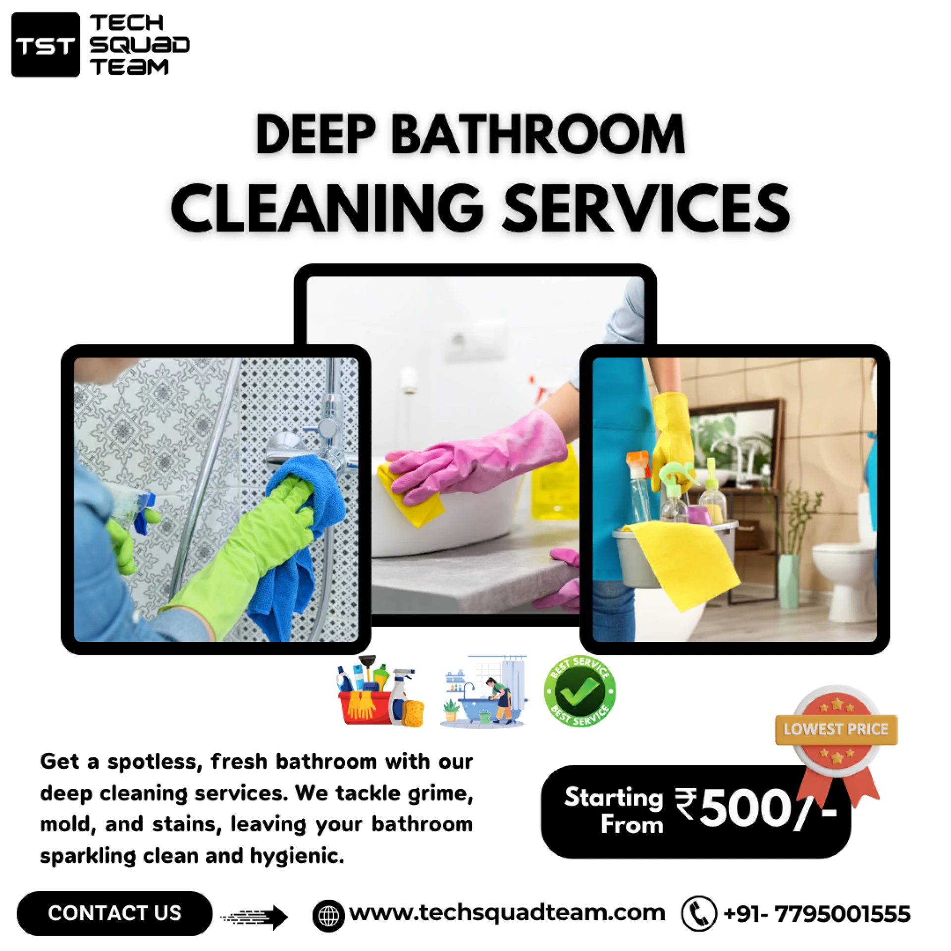 Deep Cleaning Services in Gurgaon – Make Your Home Sparkle with TechSquadTeam