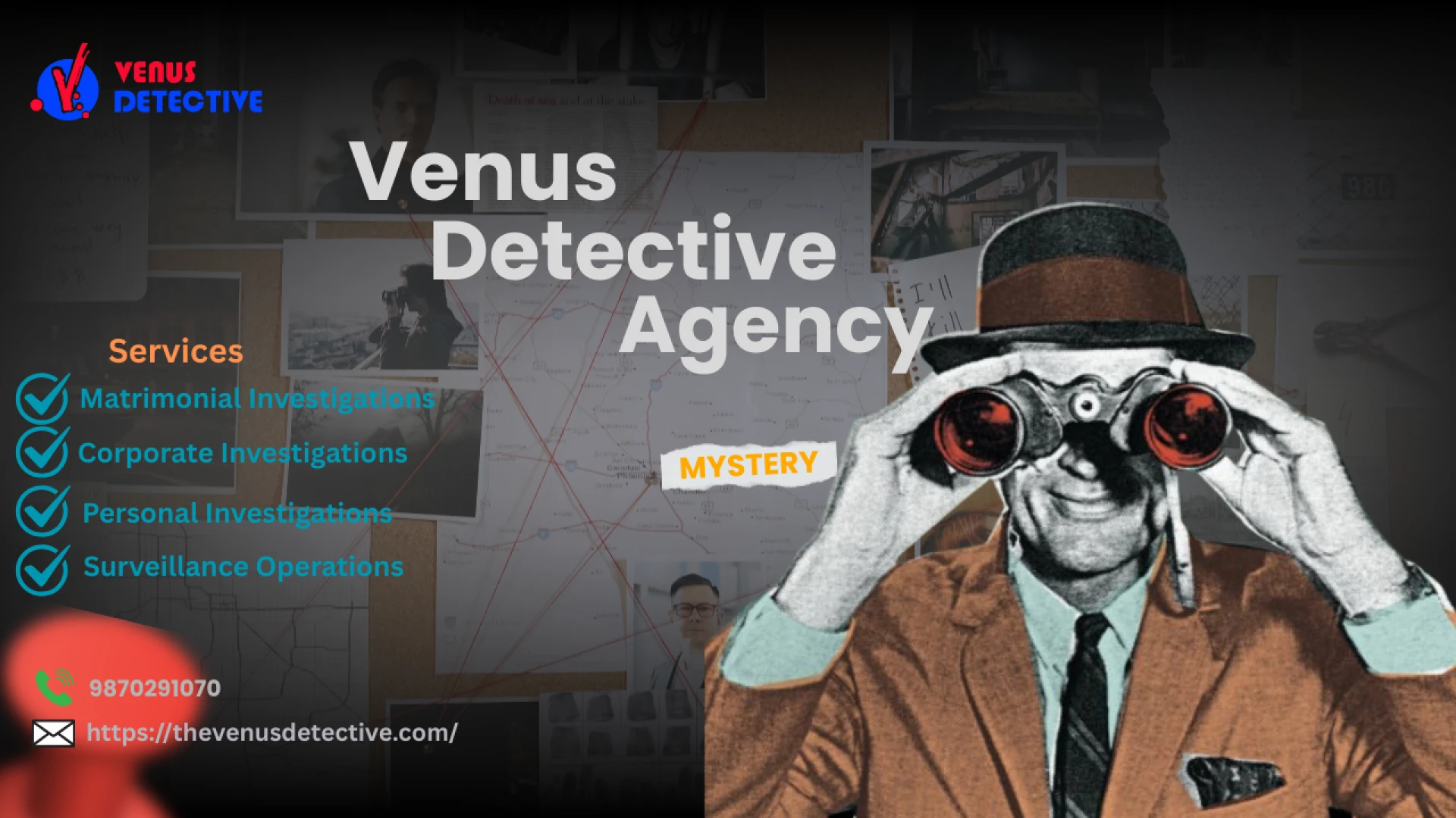 Private Detective in Gurgaon – Venus Detective Agency for Personal & Corporate Cases
