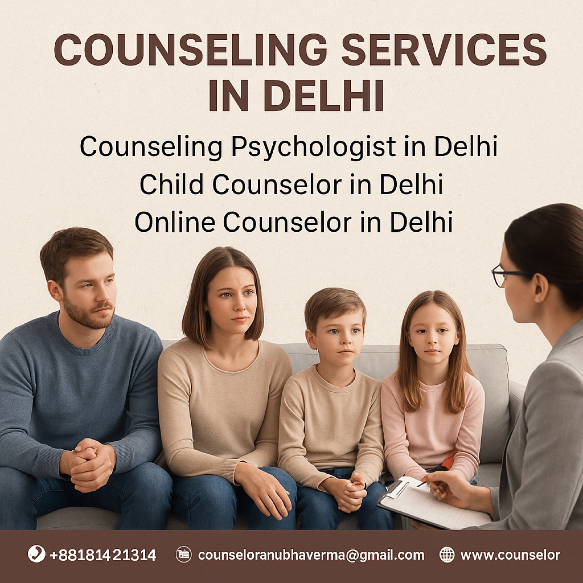 Professional Counseling Support in Delhi for Better Mental Health