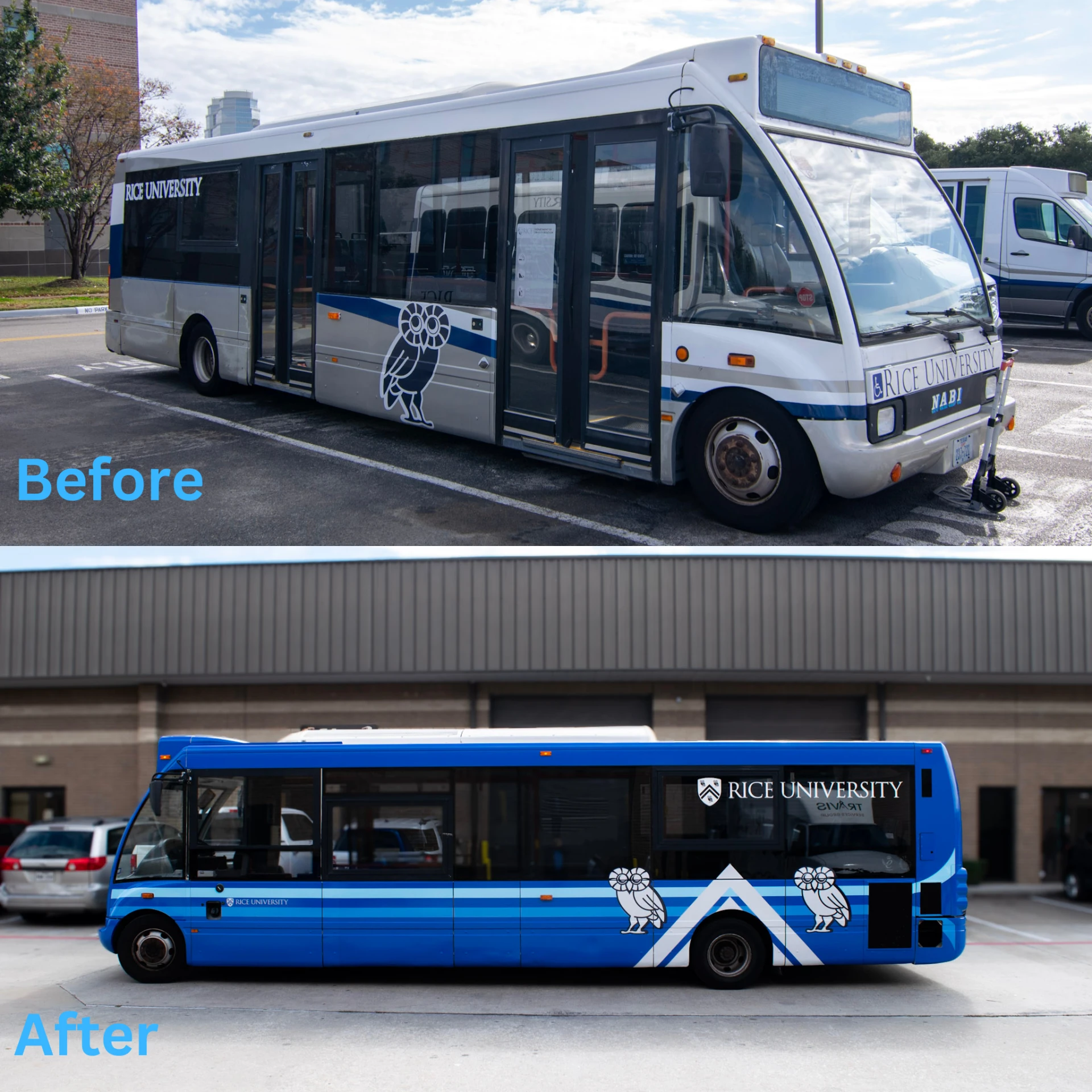 High-Impact Bus Wrap Advertising by Saifee Signs in Houston