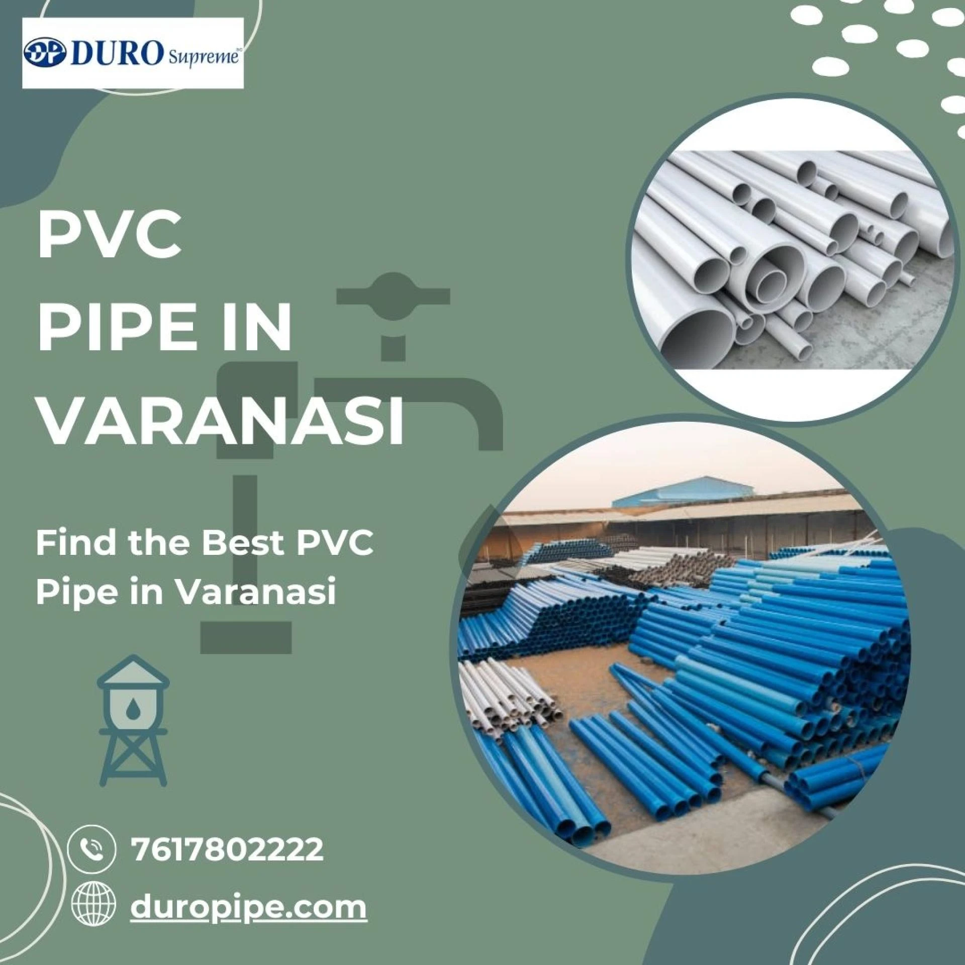 Find the Best PVC Pipe in Varanasi for Plumbing & Agriculture
