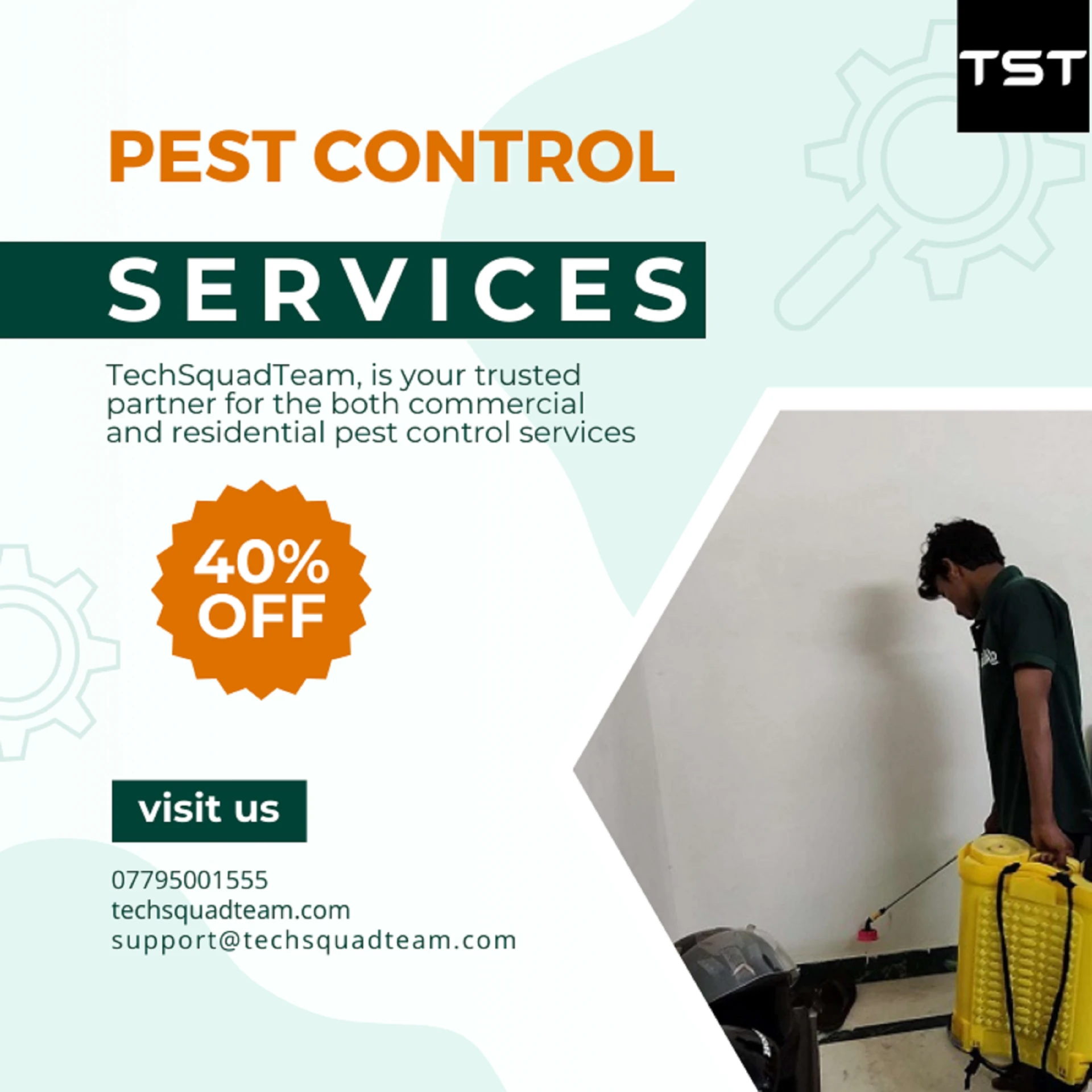 Pest Control in Gurgaon – Safe, Effective & Affordable Solutions by TechSquadTeam