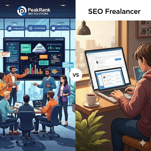 SEO Services Company vs Freelancer: What’s Best for Your Business?