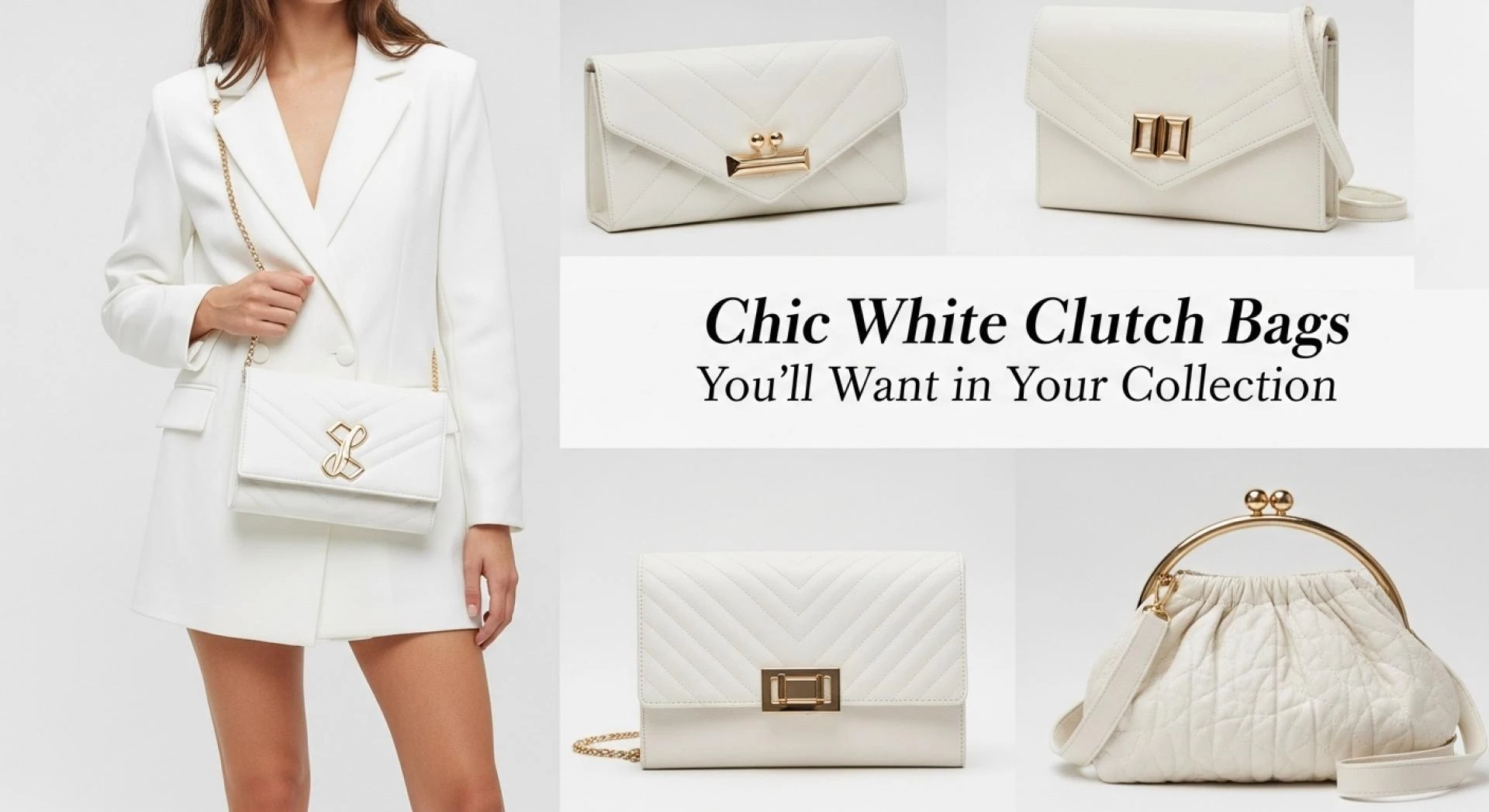 These White Clutch Bags Are So Chic, You’ll Want Them All