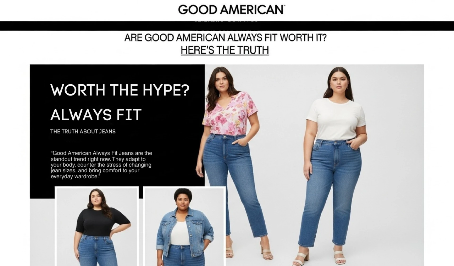 Are Good American Always Fit Jeans Worth It? Here’s the Truth