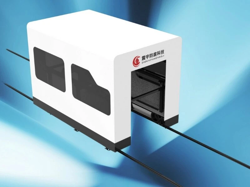 Main Features Of The Steel Structure automatic paint spraying line Machine