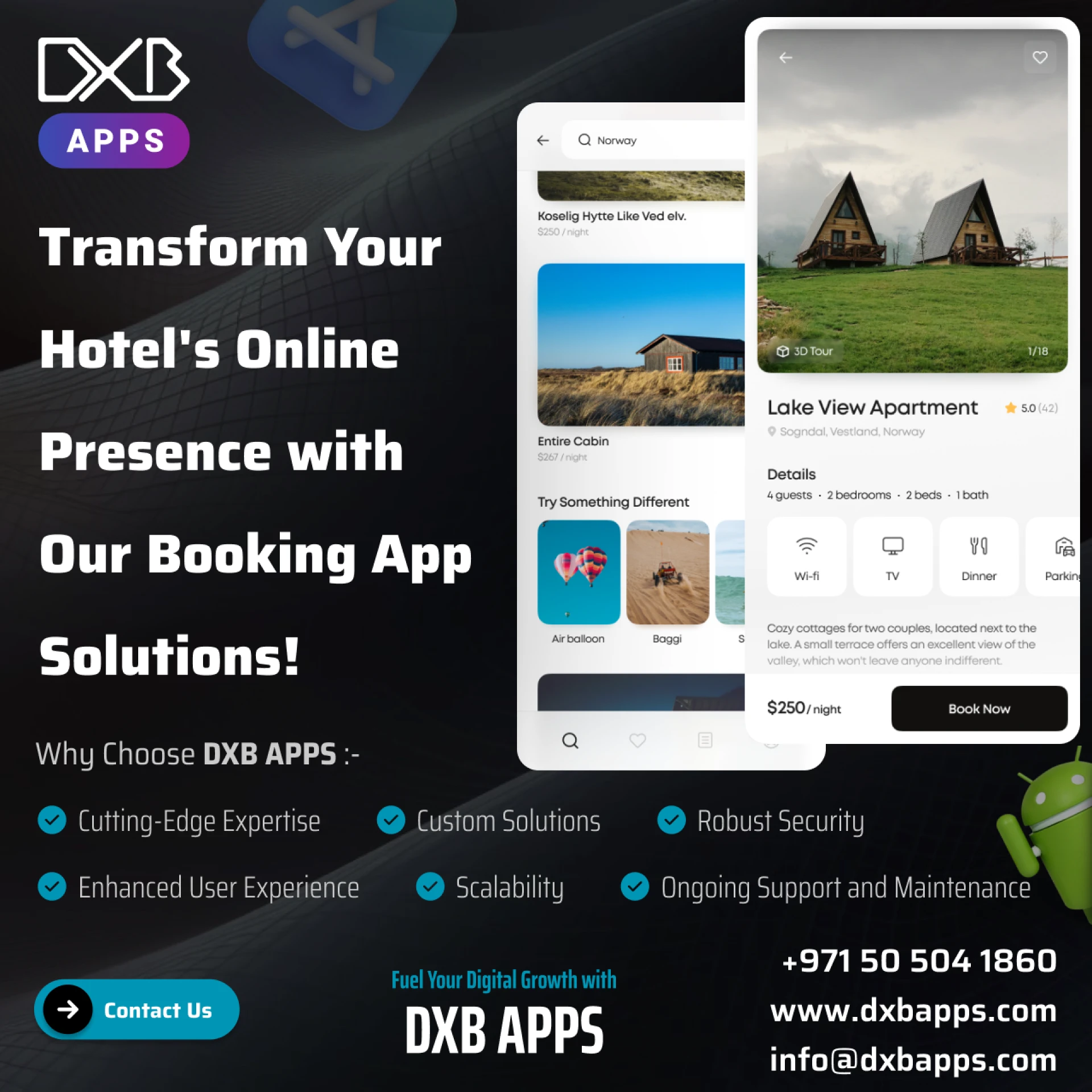 Avail professional Mobile App Development Abu Dhabi services by DXB APPS