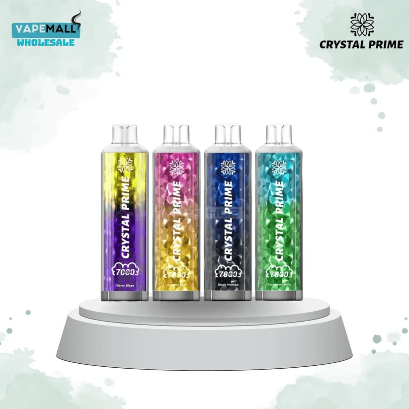 Crystal Prime 7000 Box of 10 – A Premium Disposable Vape for Lasting Performance