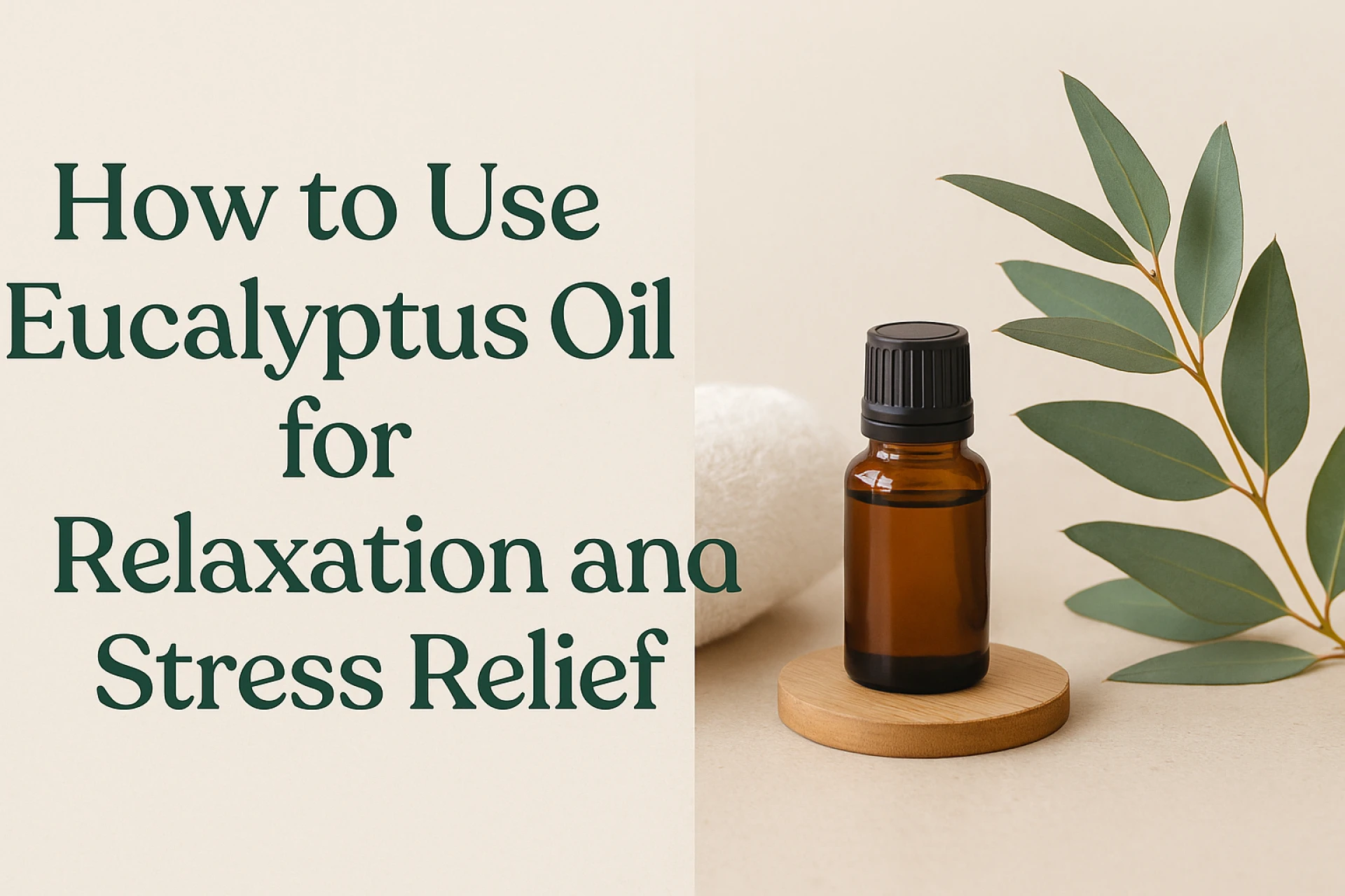 How to Use Eucalyptus Oil for Relaxation and Stress Relief
