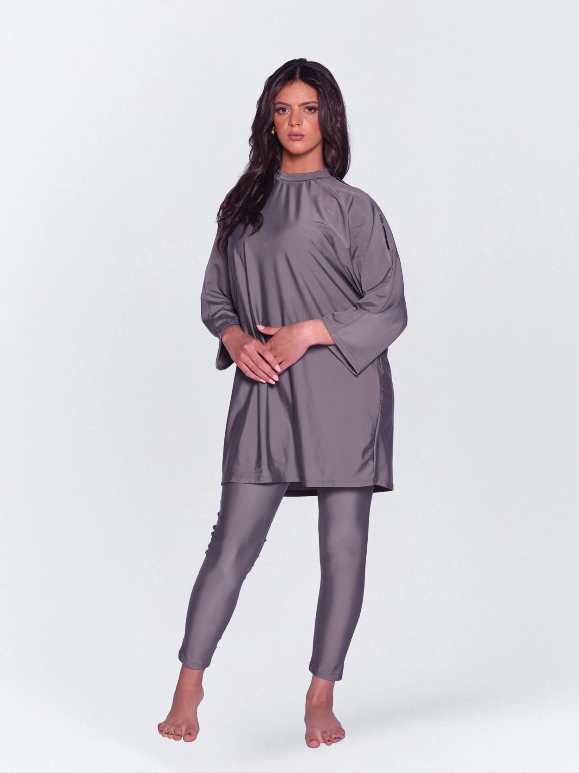 Buy Taupe Burkini in the Netherlands Stylish and Comfortable Swimwear
