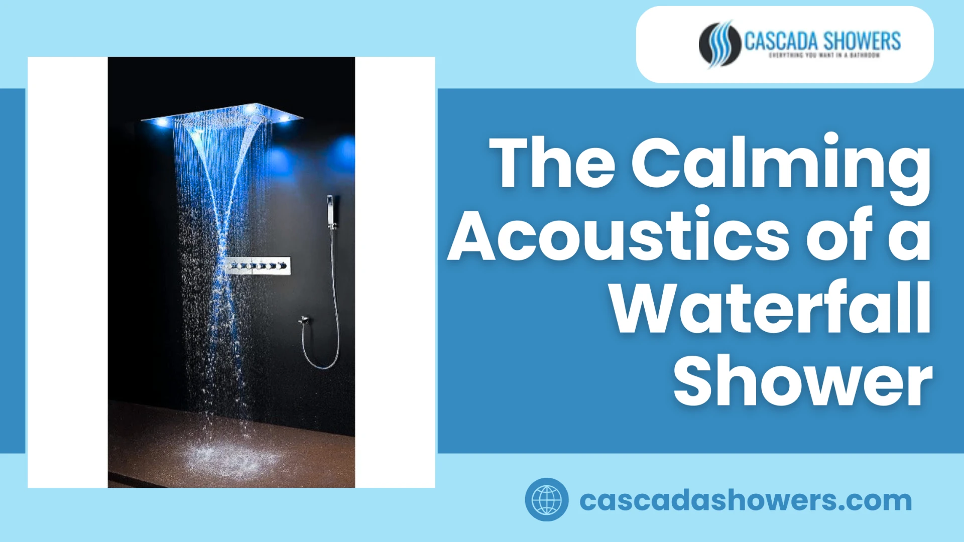 The Calming Acoustics of a Waterfall Shower