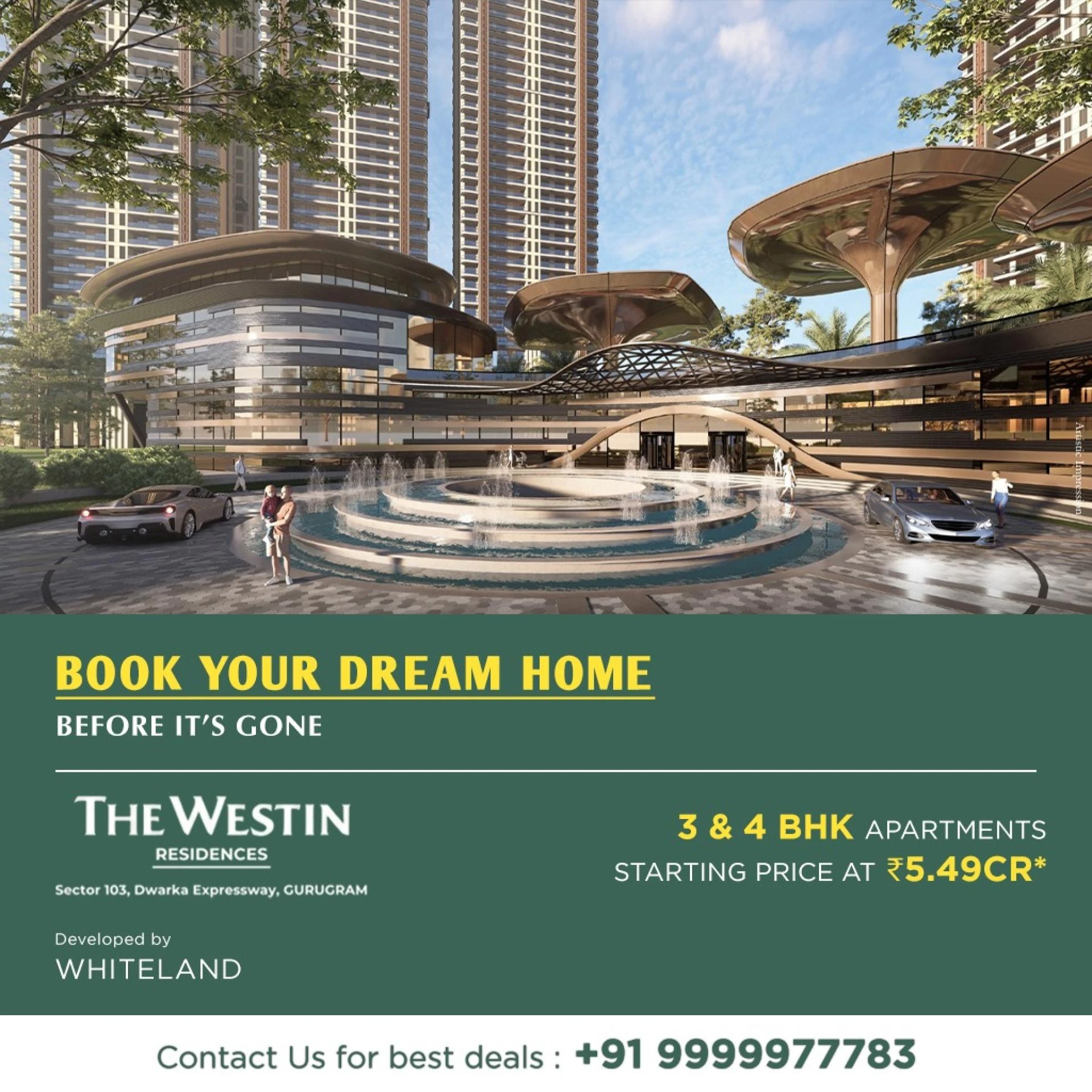 Whiteland Westin Residences Sector 103, Gurgaon