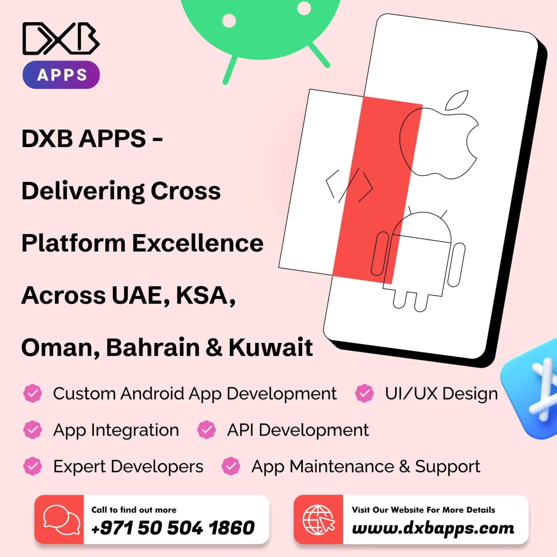 DXB APPS is the leading mobile app Development Dubai company for best apps