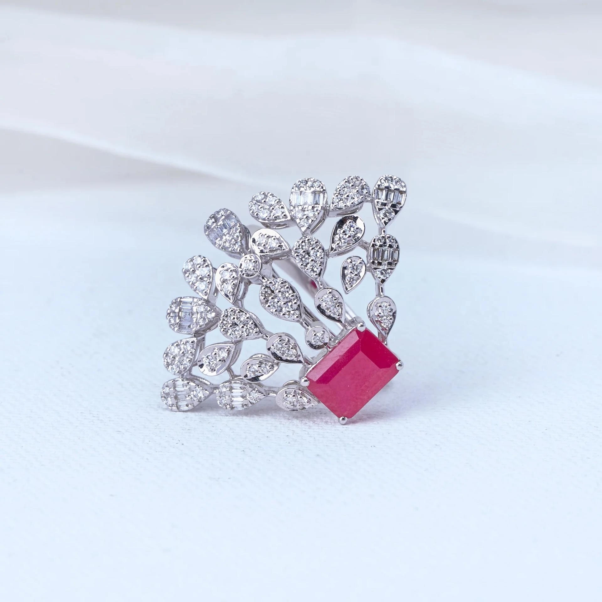 Punjabi Saraf’s Square Ruby Rings: Where Tradition Meets Timeless Elegance