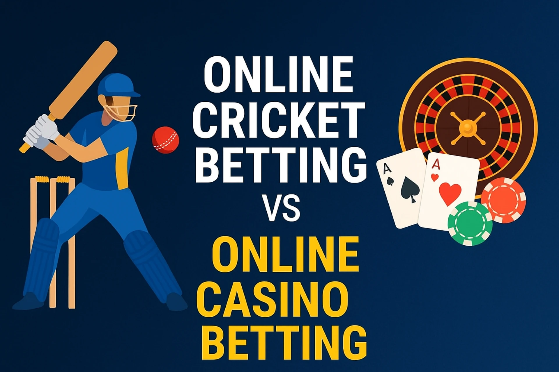 Online Cricket Betting vs Online Casino Betting: Which Adventure Suits You?