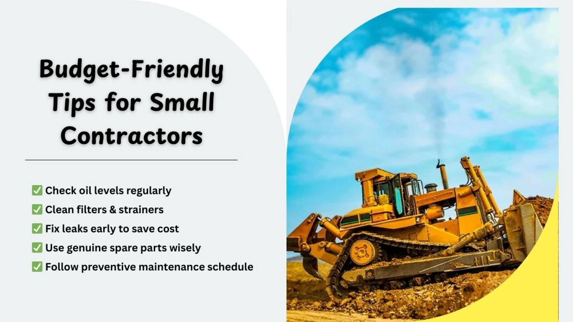 Budget-Friendly Tips for Small Contractors to Maintain Hydraulic Pumps