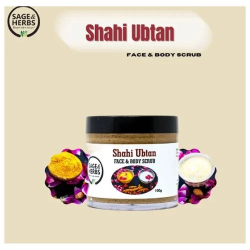Shahi Ubtan Face & Body Scrub – Ancient Skincare Ritual for Modern Glow