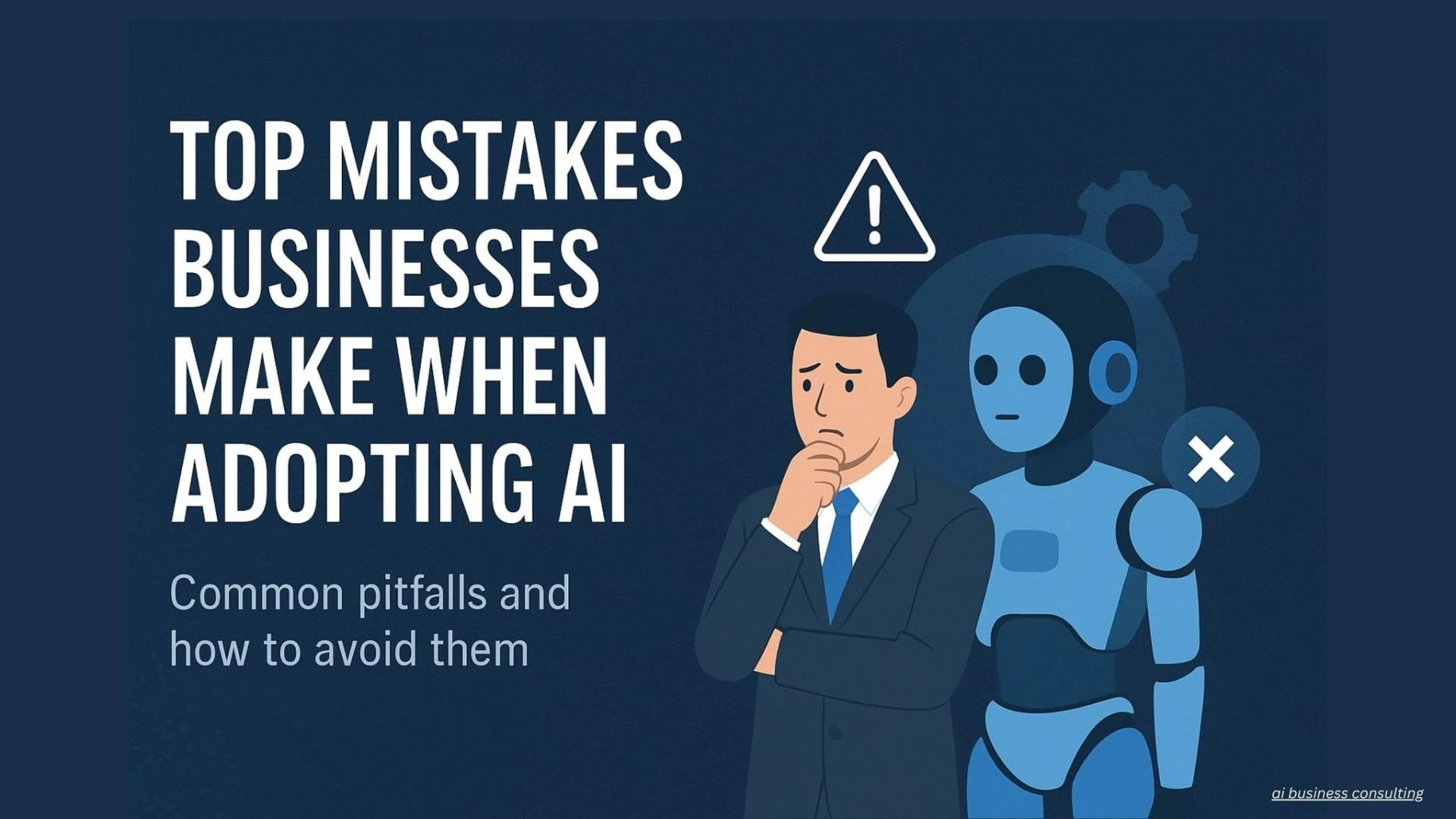 Top Mistakes Businesses Make When Adopting AI