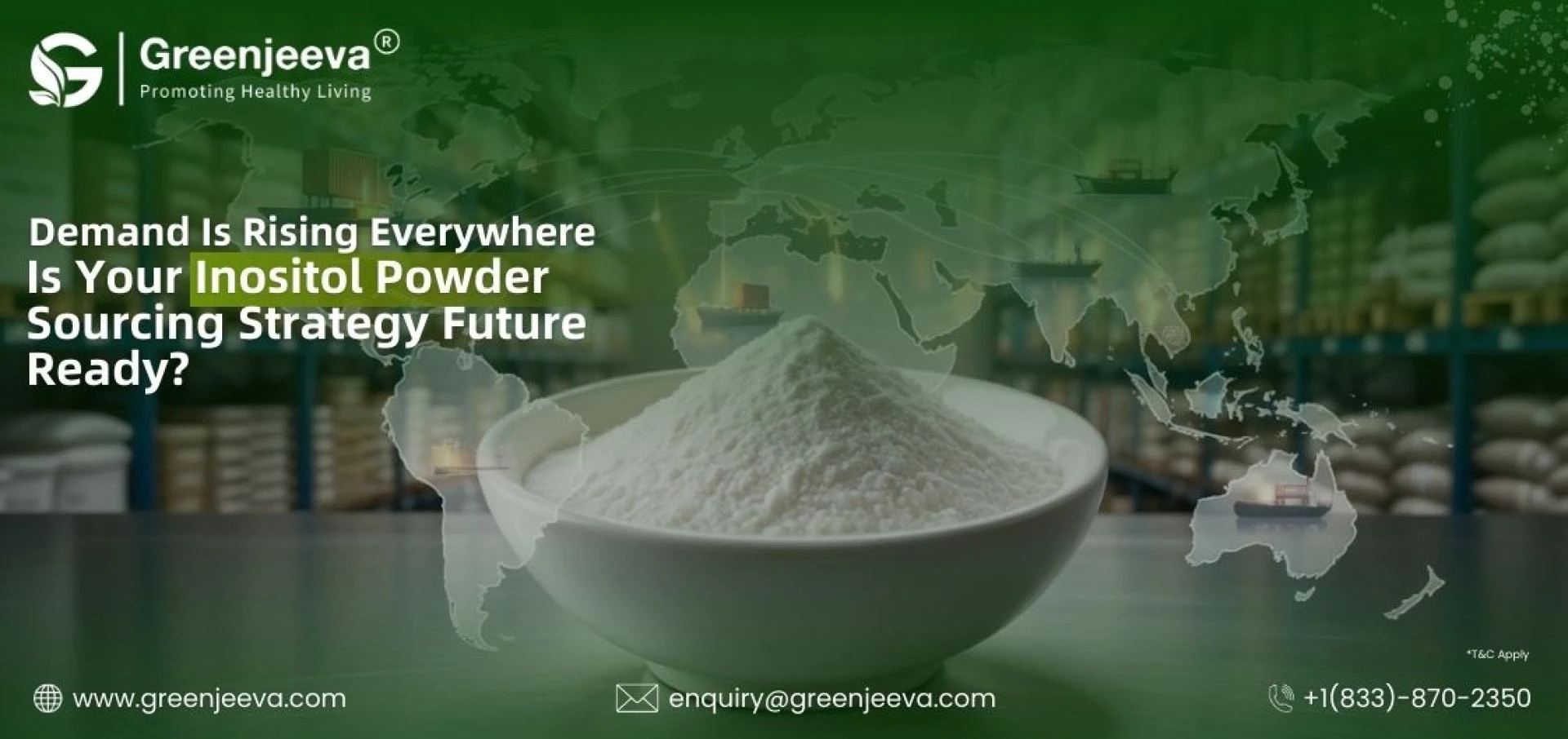 Inositol Powder Isn’t Just Yours: The Cross-Industry Demand You’re Competing Against