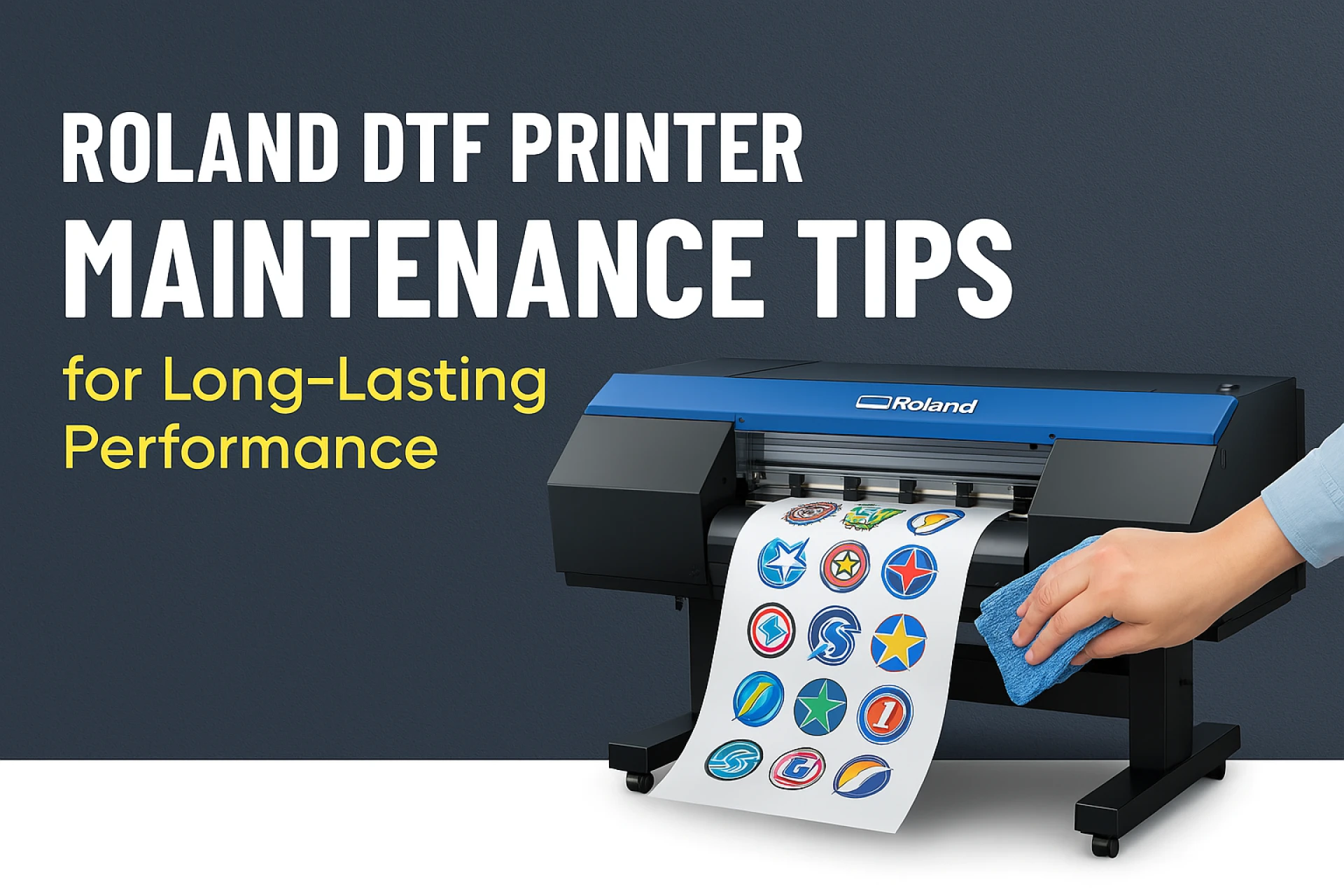 Roland DTF Printer Maintenance Tips for Long-Lasting Performance