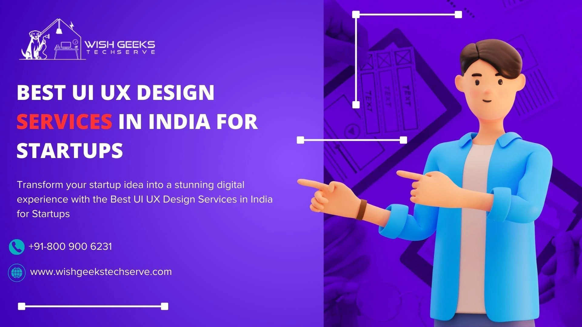 Best UI UX Design Services in India for Startups to Build Engaging Digital Experiences | Wish Geeks Techserve