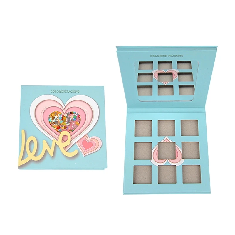 9 Color Heart Eyeshadow Palette Sale