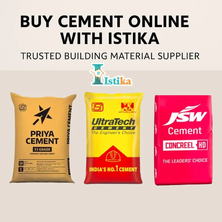 Buy Cement Online with Istika – Trusted Building Material Supplier