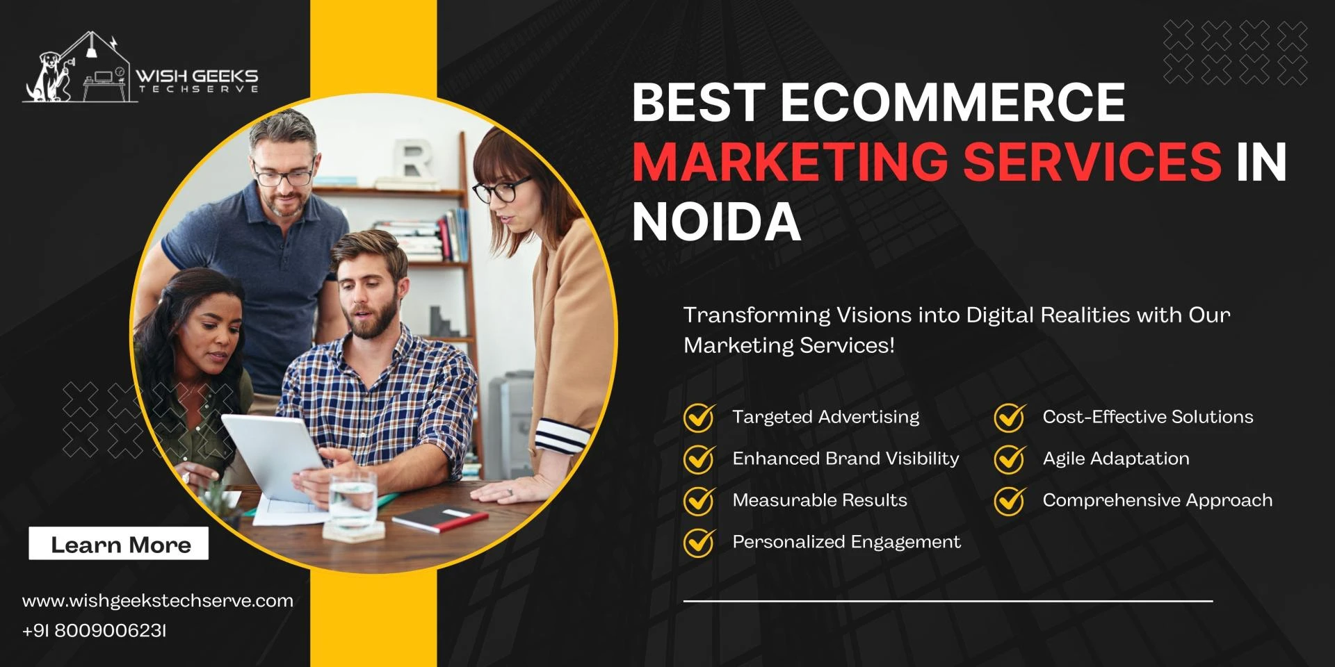 Best eCommerce Marketing Services in Noida for Startups and Businesses to Drive Success | Wish Geeks Techserve