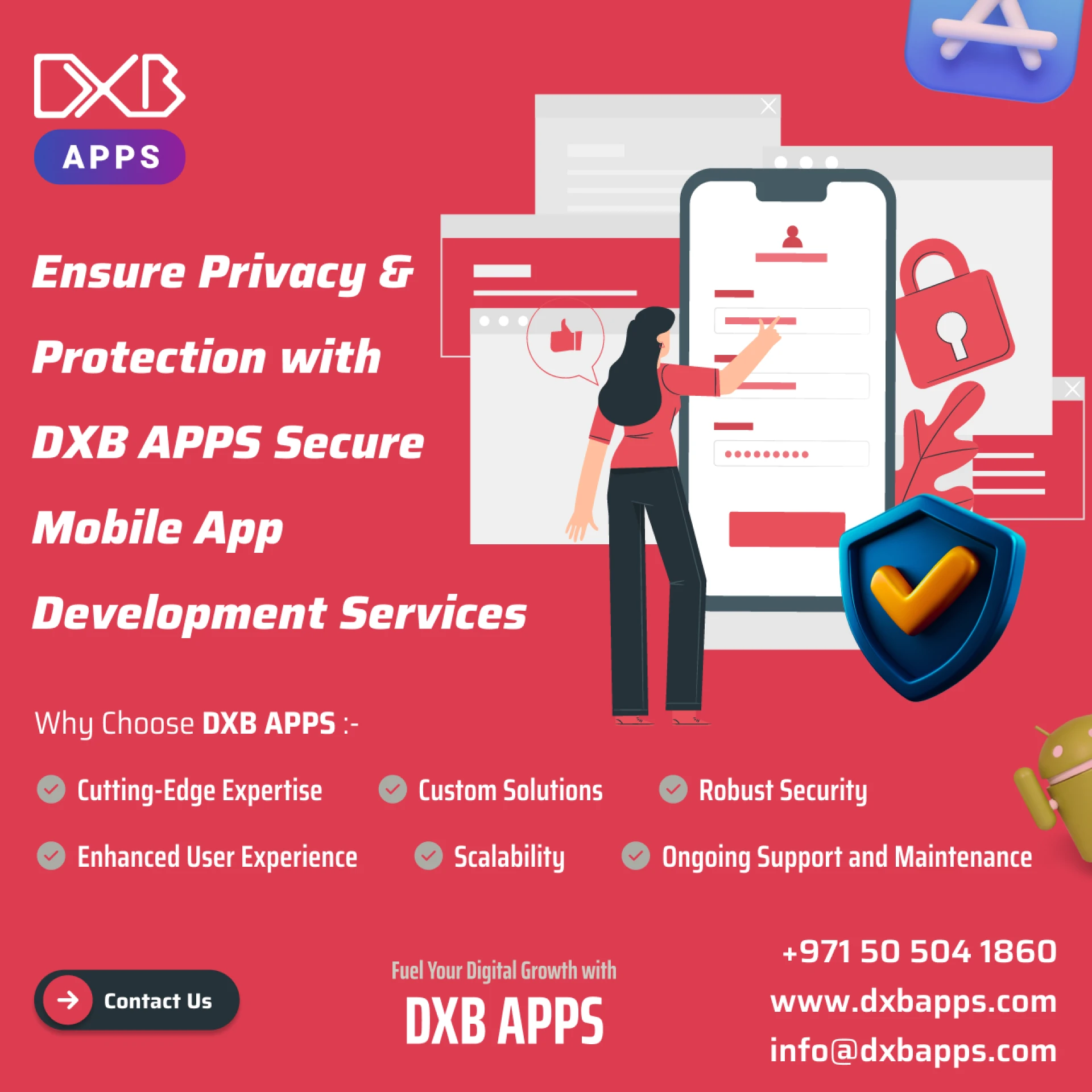 DXB APPS is top mobile app development Dubai company for best apps