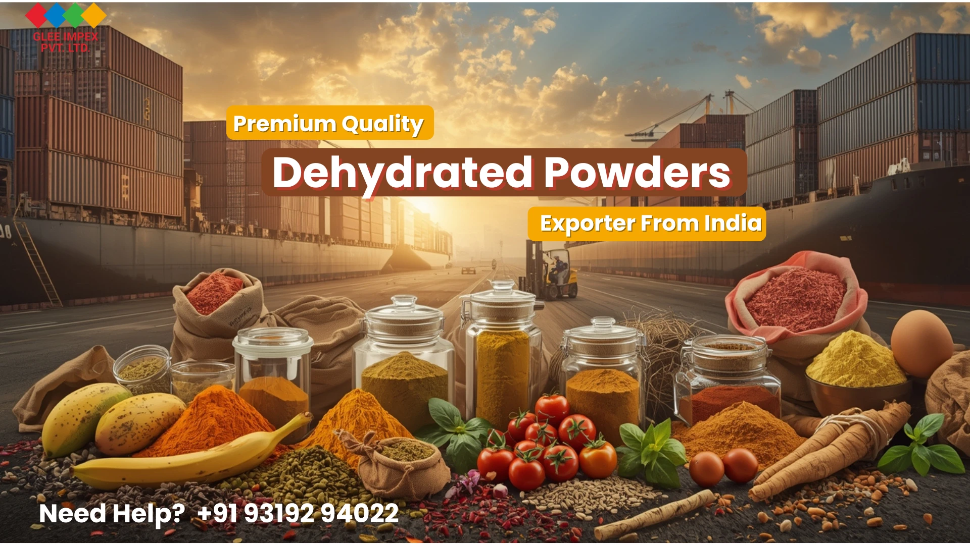 Premium Quality Powders Exporter from India – Glee Impex Pvt. Ltd.