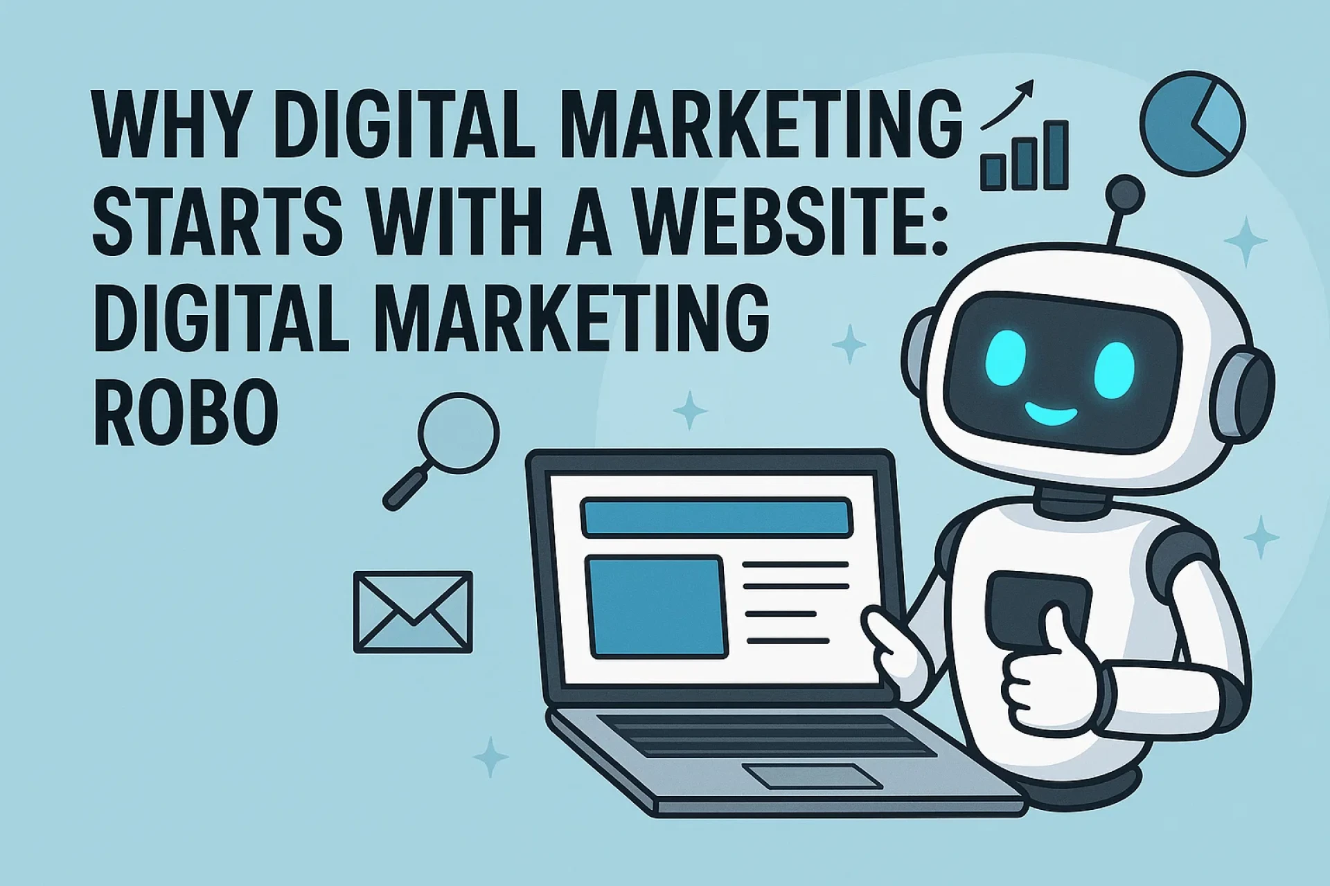 Why Digital Marketing Starts With a Website: Digital Marketing Robo