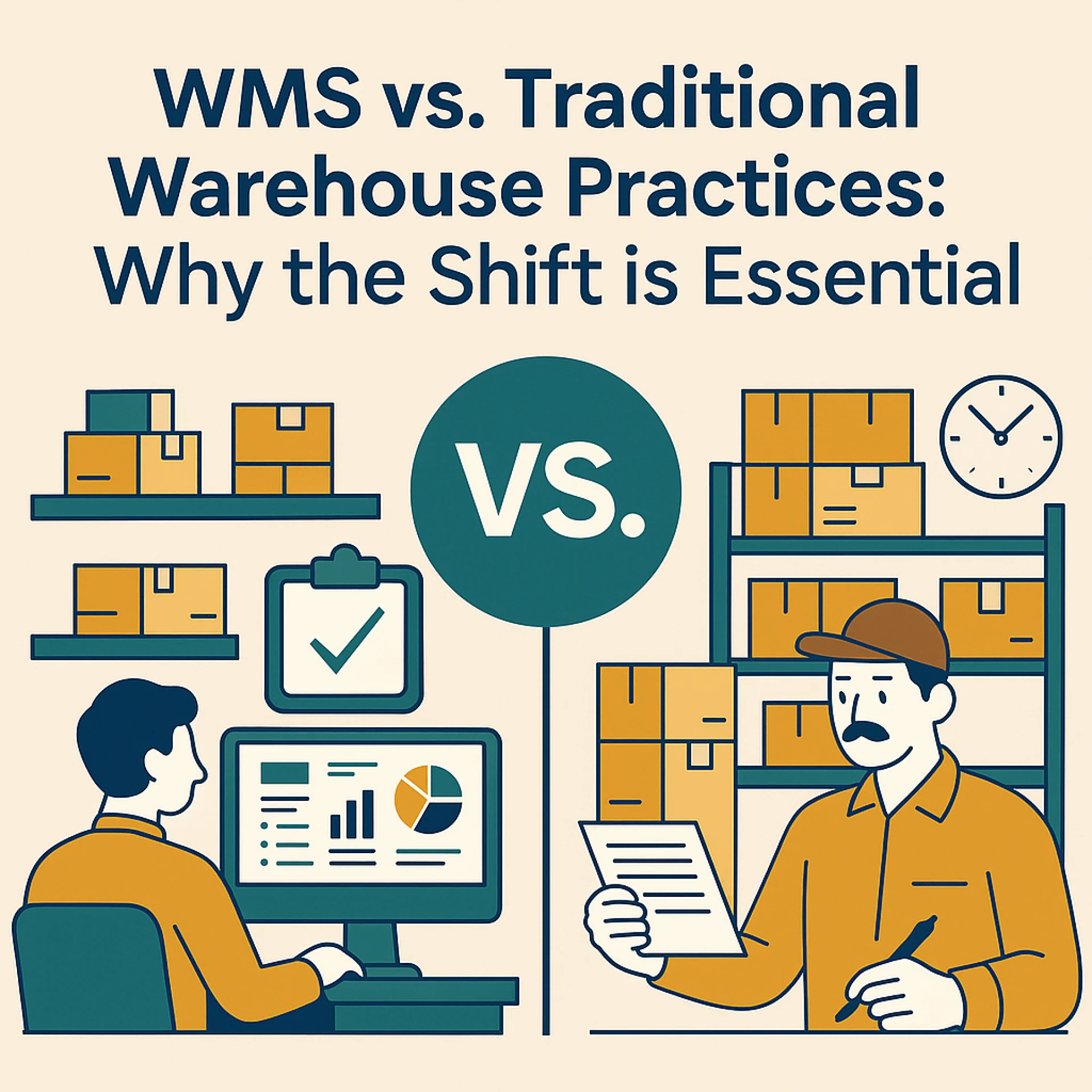 WMS vs. Traditional Warehouse Practices: Why the Shift is Essential
