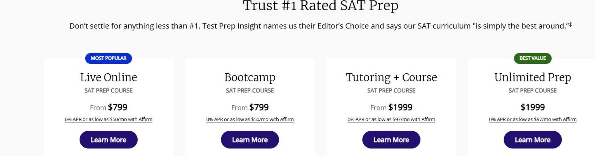 Kaplan Pricing Plans 2025 | How Much Does It Cost?