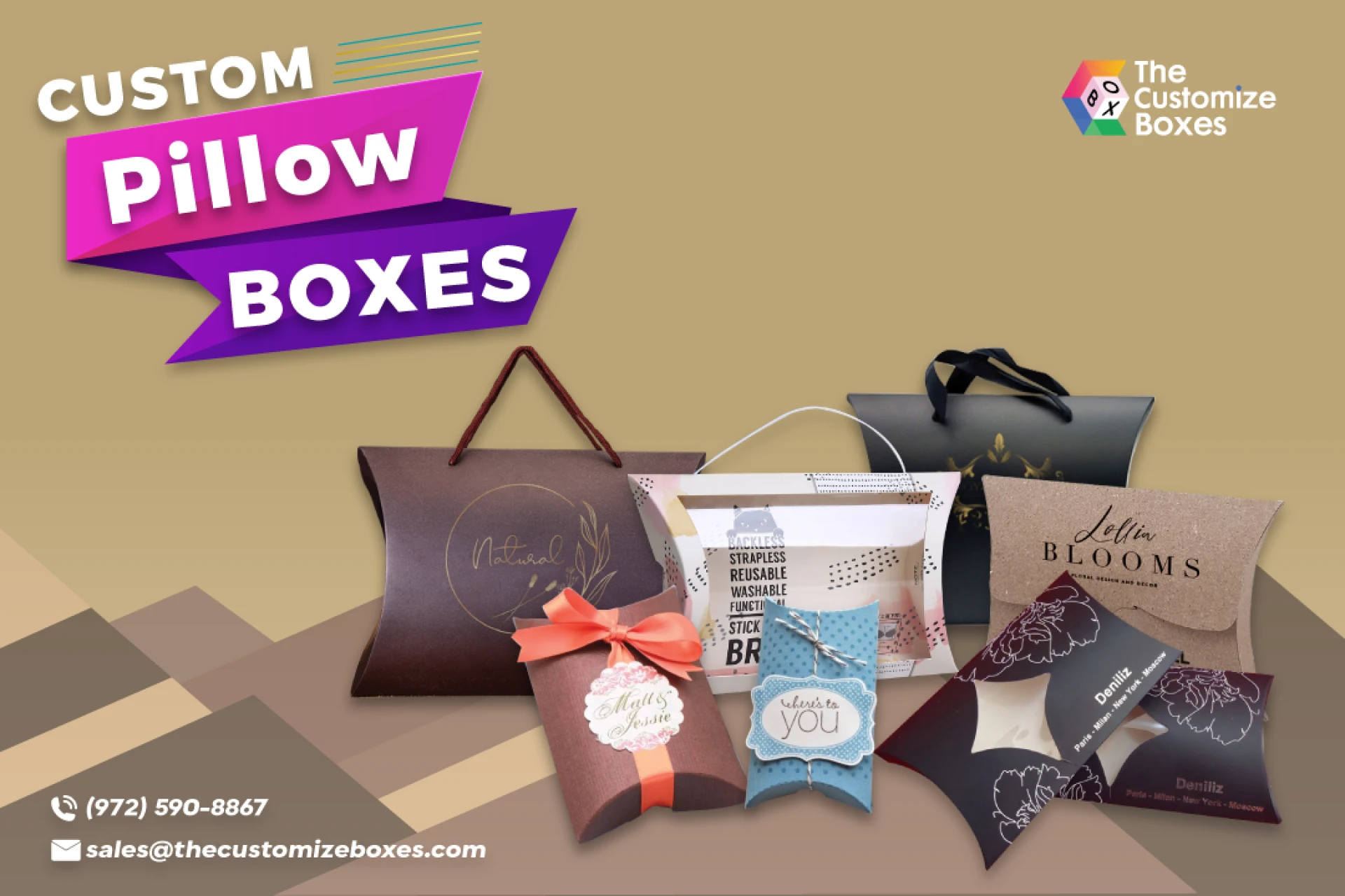 The Innumerable Benefits of Custom Pillow Boxes for Small Businesses